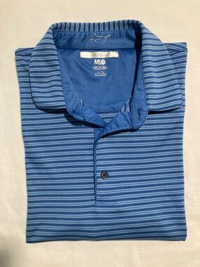 Greg Norman Collection Blue Striped  (Item No. C14)